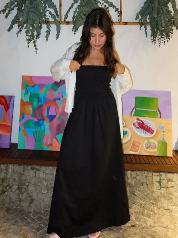 Blue Zone Planet | Isabella's Island Tube Top Sleeveless Maxi Dress