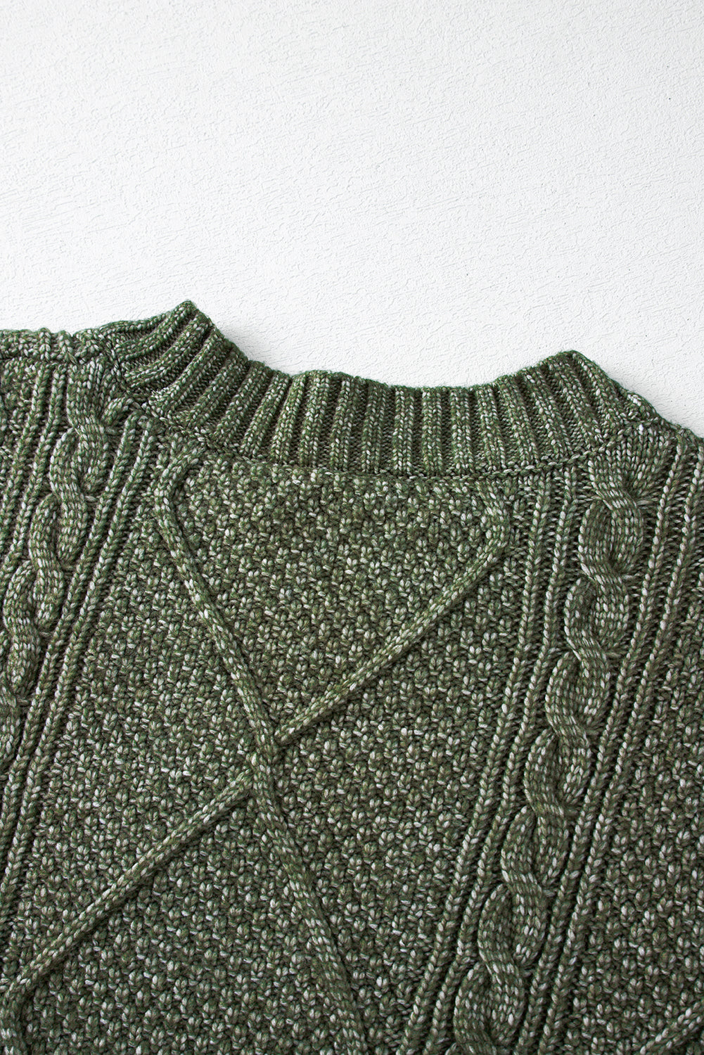 Blue Zone Planet | Lila's Cable Knit Drop Shoulder Loose Fit Sweater Dress