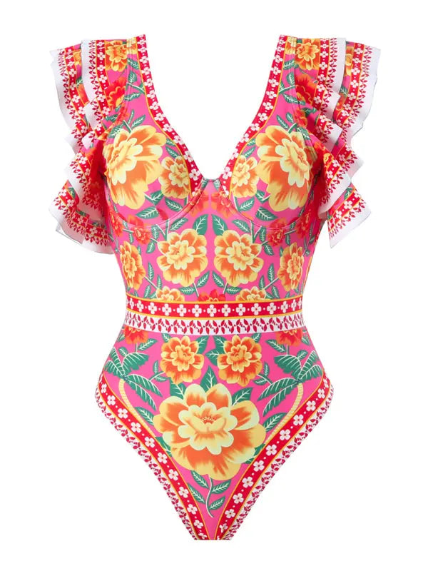 Blue Zone Planet | Bella's Trendy Floral Skirted Swimsuit (Skirt And Top Sold Separately)