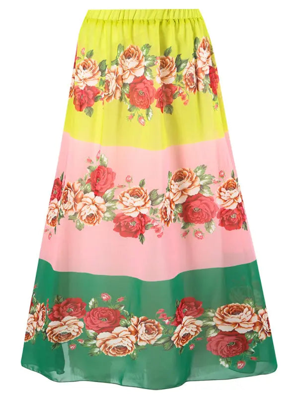 Blue Zone Planet | Bella's Trendy Floral Skirted Swimsuit (Skirt And Top Sold Separately)