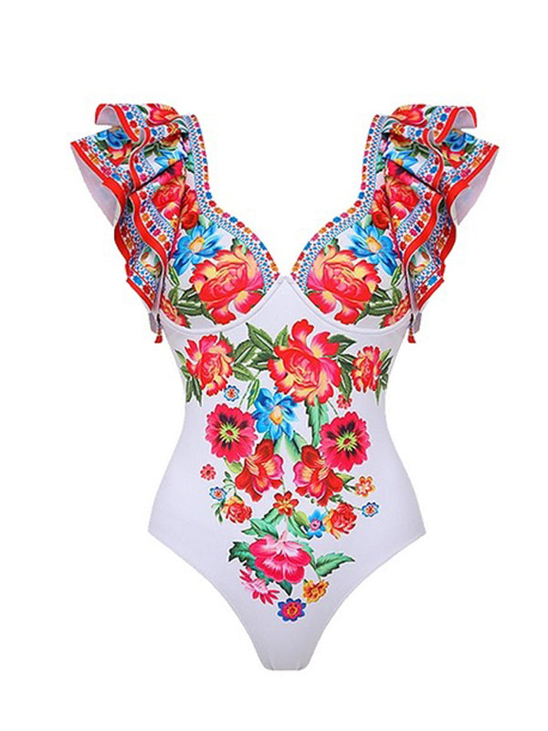 Blue Zone Planet | Bella's Trendy Floral Skirted Swimsuit (Skirt And Top Sold Separately)