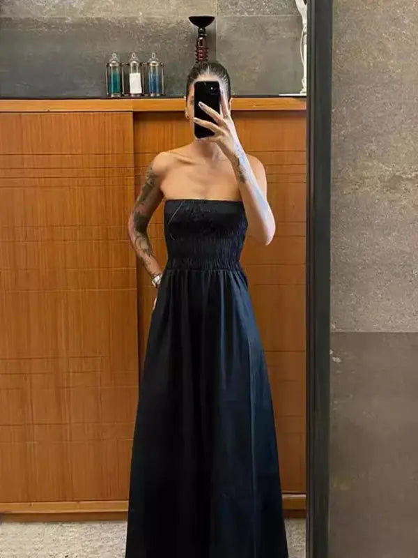 Blue Zone Planet | Isabella's Island Tube Top Sleeveless Maxi Dress