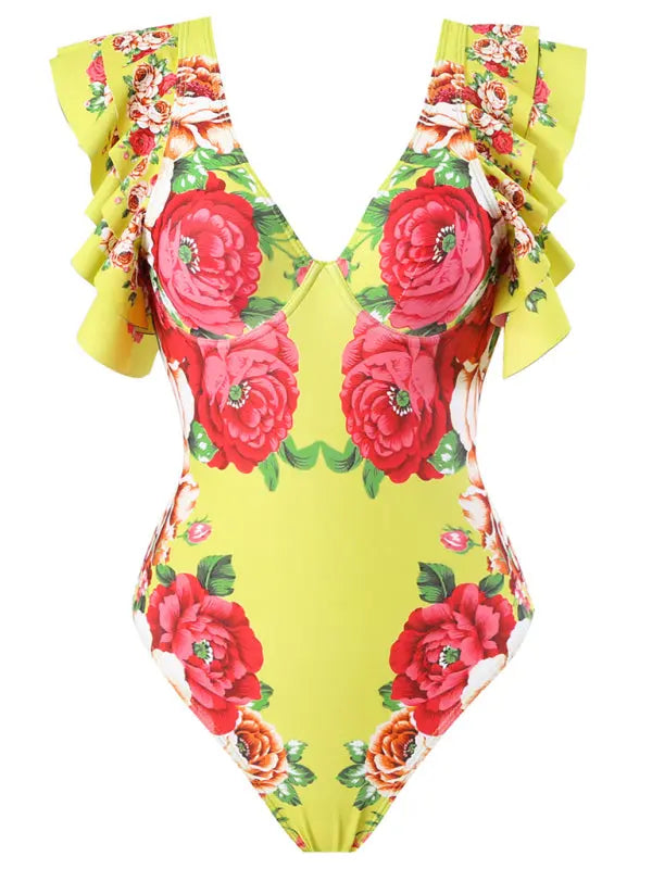 Blue Zone Planet | Bella's Trendy Floral Skirted Swimsuit (Skirt And Top Sold Separately)